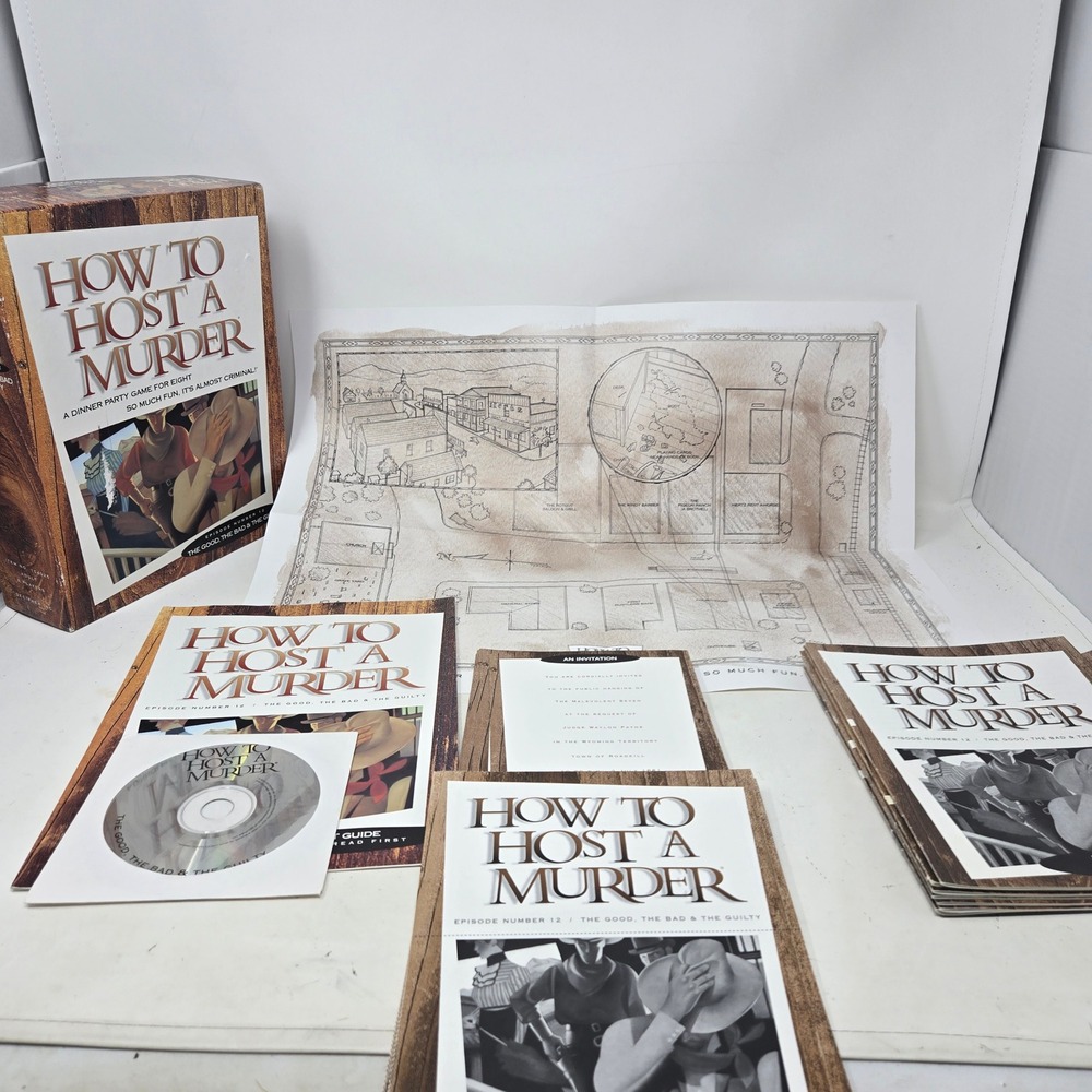 How To Host A Murder Episode 12 The Good The Bad & The Guilty Mystery Game CD